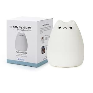 GoLine Cat Lamp, Cute Kitty Night Light, Gifts for Women Teen Girls Baby, Night Lights for Kids Bedroom, Cute Christmas Kitty Silicone Nightlights for Children Toddler.