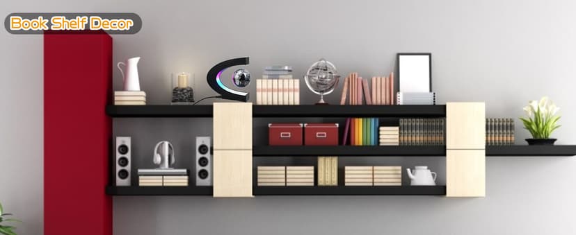 MOKOQI Magnetic Levitating Globe with LED Light, Cool Tech Gift for Men Father Boys and Girls , Birthday Gifts for Kids, Floating Globes World Desk Gadget Decor in Office Home/Display Frame Stand