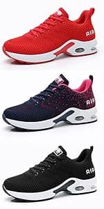 FLARUT Running Shoes Womens Lightweight Fashion Sport Sneakers Casual Walking Athletic Non Slip