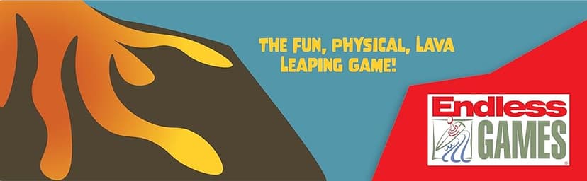 The Original The Floor is Lava! Game by Endless Games - Interactive Game For Kids And Adults - Promotes Physical Activity - Indoor And Outdoor Safe