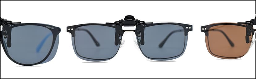WANGLY Polarized Unisex Clip on Flip up Sunglasses over Prescription and Reading Glasses Frames