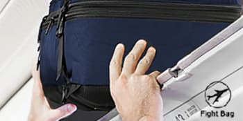 MATEIN Weekender Backpack, Large Capacity Travelling Suitcase Backpack with Strap for Clothes, Expandable Flight Approved Business Carry on Daypack for International Travel, Blue