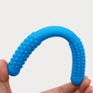 Hollow Teething Tubes Toys for Babies Girls Boys, 6 Pack Silicone Baby Teether Toy Tube for Infants with Nursing Biting Chewing, Chew Straws for Toddlers 6-12 Months (Style A)