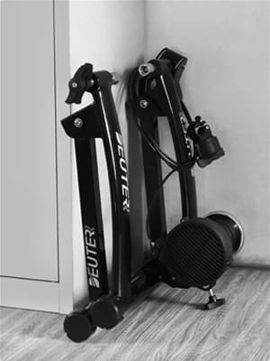 Bike Trainer, Magnetic Bicycle Stationary Stand for Indoor Exercise Riding, 26-29" & 700C Wheels, Quick Release Skewer & Front Wheel Riser Block Included