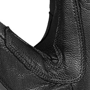 KUTOOK Ski Mittens with HIPORA Waterproof Membrane Goat Leather Gloves for Skiing Outdoor