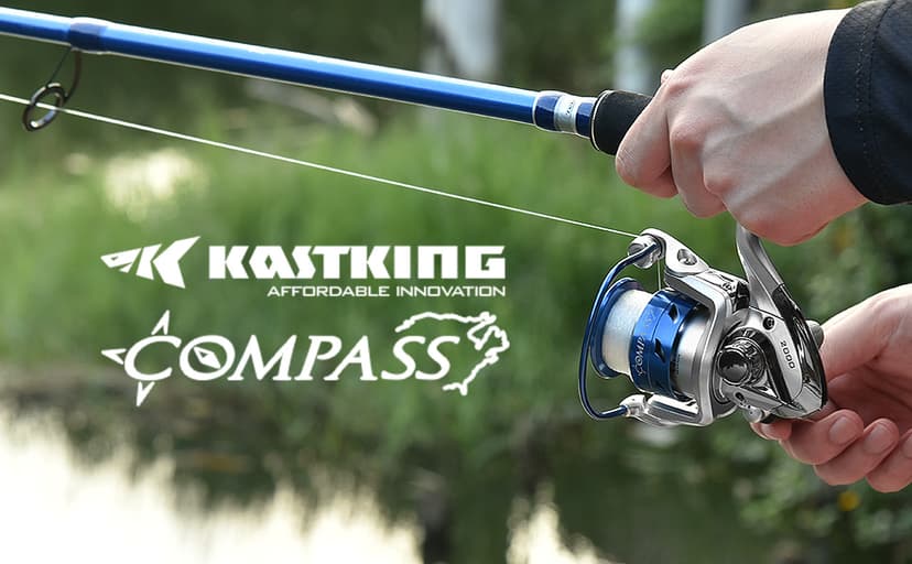 KastKing Compass Telescopic Fishing Rods and Combo, Sensitive Graphite Composite Blank, Easy to Travel, Packs to Just 17" in Length, Stainless Guides and Ceramic Rings, Combos w/ 4+1BB Spinning Reel