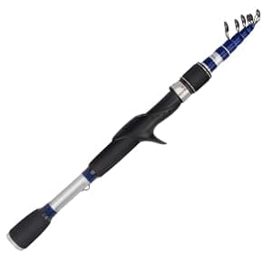 KastKing Compass Telescopic Fishing Rods and Combo, Sensitive Graphite Composite Blank, Easy to Travel, Packs to Just 17" in Length, Stainless Guides and Ceramic Rings, Combos w/ 4+1BB Spinning Reel