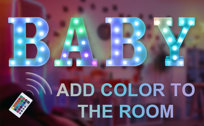 Foaky Upgraded Light Up Letters,Colorful Marquee Light Up Letter with Remote,Marquee Letters for Girl Gifts Teen Girl Gifts Trendy Stuff,Birthday Party Decoration (A)