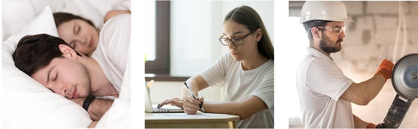 Quality Foam Earplugs 200 Pair - 32dB Noise Cancelling Soft High Decibel Ear Plugs for Noise Reduction Ear Protection Construction Loud Music Shooting Guns Work Safety Hearing Protection Ear Plugs