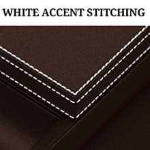 Mens Watch Box Leather Valet Tray - Bedside Table Organizer, Men's Jewelry Box, Watch Case for Men with Large Smartphone Charging Station - Jewelry Box for Men with Valet Box and Nightstand Organizer