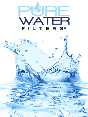 PureWater Filters Inline Water Filter Kit for Ice Maker with 1/4-Inch Direct Quick-Connect Fittings, Tubing and a T-Connector