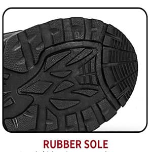 SILENTCARE Mens Winter Mid-Calf Snow Boot Fur Warm Waterproof Slip On Outdoor Athletic