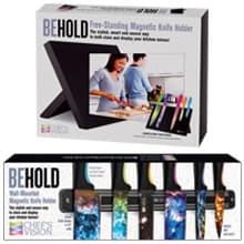 CHEF'S VISION Jurassic Knife Set - 6-Piece Stainless Steel Cutting Knives Set for Kitchen - Stunning Dinosaur Designs, Great Gift for Women or Men - Unique Kitchen Knife Set Gift