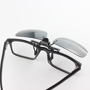 WANGLY Polarized Unisex Clip on Flip up Sunglasses over Prescription and Reading Glasses Frames