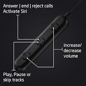 PALOVUE iPhone Headphones Earbuds Earphones wtih Lightning Connector Apple MFi Certified Compatible 14 13 12 11 Pro Max X XS XR 8 7 Plus with Microphone Controller SweetFlow Black