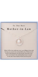 Burning Love Mother in Law Necklace Mom Gifts Mother Daughter Necklace Sterling Silver Circle Necklaces for Mother in Law Gifts Christmas Holiday Jewelry