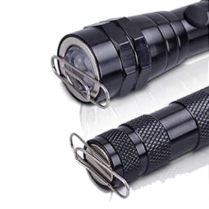 Magnetic Pickup Tool, Gifts for Men, Telescoping Magnet Flashlight, Gifts Idea & Stocking Stuffers for Men, Teen Boys, Mechanic, Boyfriend, Christmas Gifts for Dad, Husband, Father, Black