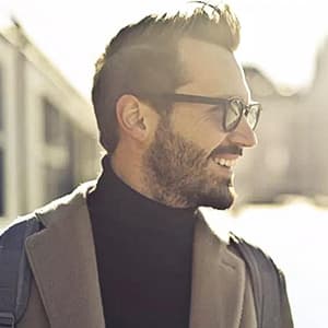 CNLO Blue Light Blocking Glasses,Computer Glasses,Anti Eyestrain, Lightweight Frame Eyeglasses,Men/Women… (Crystal)