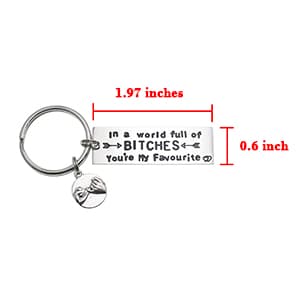 Melix Home Best Friend Keychain Friendship Gifts Sister Cute Keychains for BFF Gift Ideas