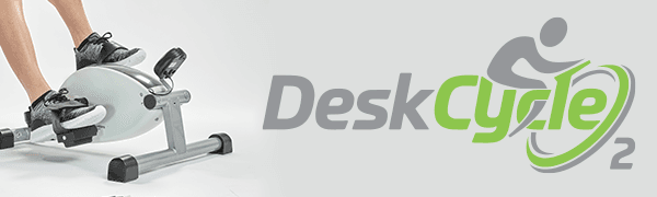 DeskCycle Under Desk Bike Pedal Exerciser - Stationary Bikes for Home & Office - Standard and Adjustable Height Versions