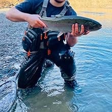 Raprance Fly Fishing Vest Backpack - Adjustable Lightweight and Quick-Dry, with 17 Pocketsfor Trout Bass Saltwate