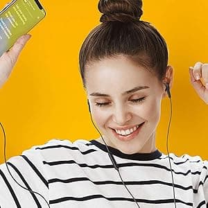 PALOVUE iPhone Headphones Earbuds Earphones wtih Lightning Connector Apple MFi Certified Compatible 14 13 12 11 Pro Max X XS XR 8 7 Plus with Microphone Controller SweetFlow Black