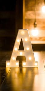 Foaky Upgraded Light Up Letters,Colorful Marquee Light Up Letter with Remote,Marquee Letters for Girl Gifts Teen Girl Gifts Trendy Stuff,Birthday Party Decoration (A)