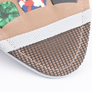 XTON Guitar Picks Holder, Picks storage Case,PU Leather Plectrums Box Organizer, Guitar Gift for Beginners (Case Only) B08SJSZWJM