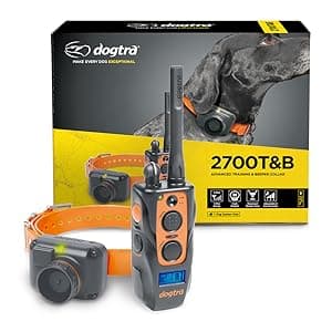 Dogtra 2700T&B Long Range 1-Mile 1-Dog Training & Beeper Remote Dog Training E-Collar for Upland Gun Dog