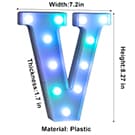 Foaky Upgraded Light Up Letters,Colorful Marquee Light Up Letter with Remote,Marquee Letters for Girl Gifts Teen Girl Gifts Trendy Stuff,Birthday Party Decoration (A)