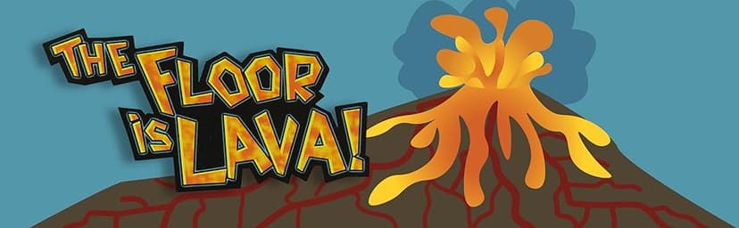 The Original The Floor is Lava! Game by Endless Games - Interactive Game For Kids And Adults - Promotes Physical Activity - Indoor And Outdoor Safe