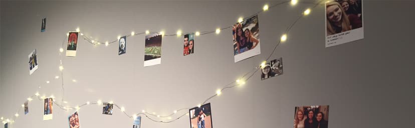 LECLSTAR 50 LED Photo Clips String Lights, 17ft with Remote - 8 Modes Fairy Lights to Clip on Pictures, Photos, Cards