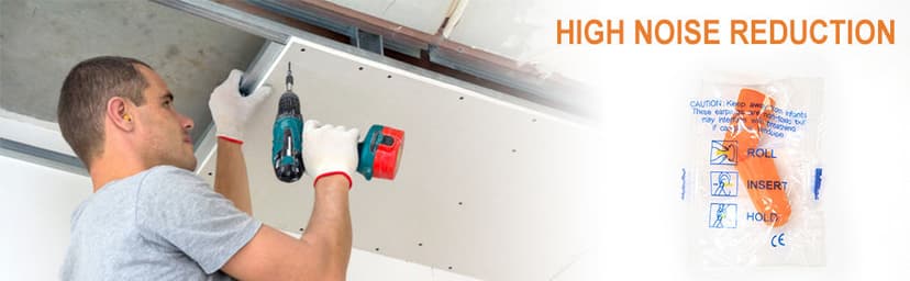 Quality Foam Earplugs 200 Pair - 32dB Noise Cancelling Soft High Decibel Ear Plugs for Noise Reduction Ear Protection Construction Loud Music Shooting Guns Work Safety Hearing Protection Ear Plugs