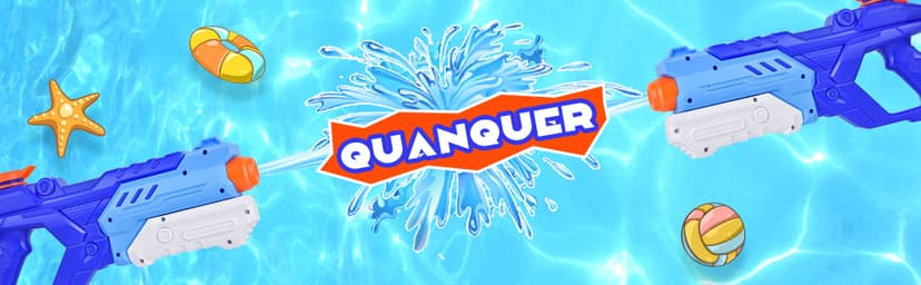 Quanquer 3 Pack Water Guns for Kids Adults - 600CC Squirt Water Toy Gun Super Blaster Soaker Long Range High Capacity Swimming Pool Beach Outdoor Fighting Toy for Boys Girls (Blue)