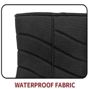 SILENTCARE Mens Winter Mid-Calf Snow Boot Fur Warm Waterproof Slip On Outdoor Athletic