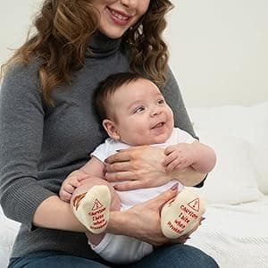 ZIRI & ZANE Baby Sock Gift Set - 7 Unique Pairs, Cute & Funny Unisex Newborn Gifts for Baby Showers & Registries