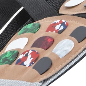 XTON Guitar Picks Holder, Picks storage Case,PU Leather Plectrums Box Organizer, Guitar Gift for Beginners (Case Only) B08SJSZWJM