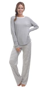 Incredibly Soft Pima Cotton Women's Pajamas Set - The Long Sleeve Set