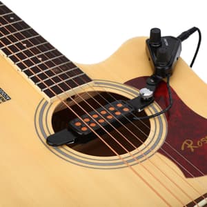 12 Sound Hole Guitar Pickup Acoustic Classical Guitar Transducer with Tone and Volume Control for Acoustic Guitar Cable Length 10 ft