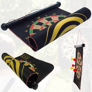 Mixi Magnetic Dart Board Outdoor Game for Kids with 12 Darts, Best Toys Gifts for Teenage Boys Girls Age 5 6 7 8 9 10 11 12 13 14 15 16 Years