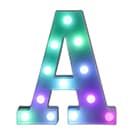 Foaky Upgraded Light Up Letters,Colorful Marquee Light Up Letter with Remote,Marquee Letters for Girl Gifts Teen Girl Gifts Trendy Stuff,Birthday Party Decoration (A)