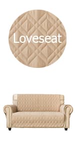 Ameritex Waterproof Nonslip Recliner Cover Stay in Place, Dog Chair Cover Furniture Protector, Ideal Recliner Slipcovers for Pets and Kids (Beige, 23")