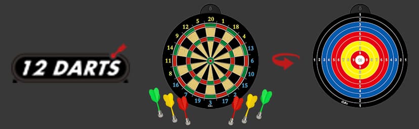 Magnetic Dart Board - 12pcs Magnetic Darts - Excellent Indoor Game and Party Games - Gifts for 5 6 7 8 9 10 11 12 Year Old Boy Kids