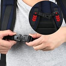 MATEIN Weekender Backpack, Large Capacity Travelling Suitcase Backpack with Strap for Clothes, Expandable Flight Approved Business Carry on Daypack for International Travel, Blue