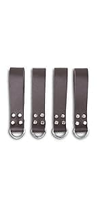 LAUTUS Oil Tanned Leather Tool Pouch Bag | Black | Carpenter, Construction, Framers, Handyman | 10 Pockets, 2 Hammer Holders | 100% Leather