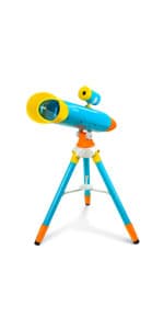 Night Vision Binoculars for Kids & Toddlers, Birthday Gift Ideas, Outdoor Exploration Toys, Binocular + Flash Light & Face Comfort Rubber, Educational STEM Gifts for Boys & Girls Ages 3 4 5 6 Year Old