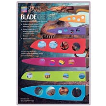 CHEF'S VISION Jurassic Knife Set - 6-Piece Stainless Steel Cutting Knives Set for Kitchen - Stunning Dinosaur Designs, Great Gift for Women or Men - Unique Kitchen Knife Set Gift