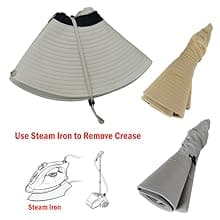 HUAMULAN 6" Super Wide Brim Sun Hats, Men and Women Bucket Hat for Fishing Hiking Garden Lawn Work Safari Camping Outdoor