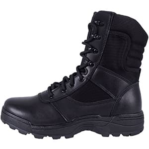 RIELD Men's Military Tactical Work Boots Side Zipper Jungle Army Combat Boots