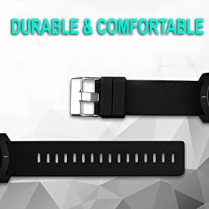SNE Digital Watch Sports Waterproof Military Back Light Small Watch for Men Black 1426